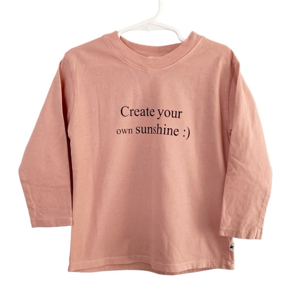 MY LITTLE COZMO Kids Organic Basic Sunshine shirt